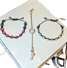 Ladies Accurist Charmed Wristwatch  - LB1400, with 2 Shamballa Style Bracelets