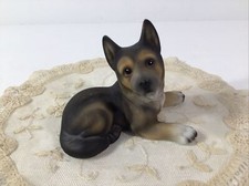 House Of Global Art “German Shepard Puppy “ Figurine~Japan ~CUTE!~FREE SHIPPING