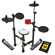 Carlsbro Club100 Beginner Electronic Drum Kit 5-Piece Set for Kids