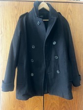 A.P.C. APC Wool Pea Coat Navy