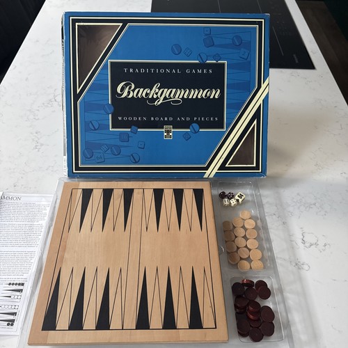 Vintage backgammon wooden - vintage,