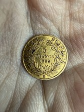 1859 5 French Franc Gold Coin