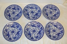 Noritake Howo Bird 6 x 6.5" Porcelain Side Plates