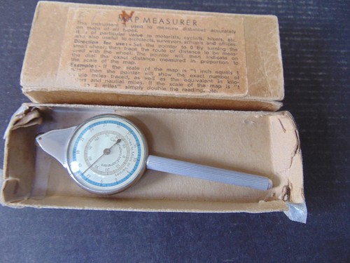 Vintage pathfinder map measure - vintage,