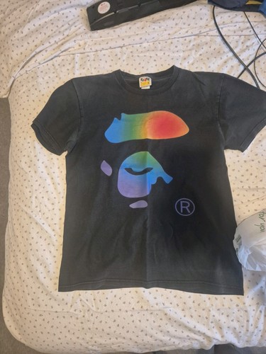 Bathing ape black rainbow - bathing,