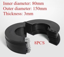 8pcs Bucket Pin Shim Kit 80mm