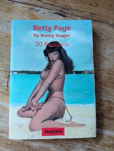 Betty page postcards - betty,