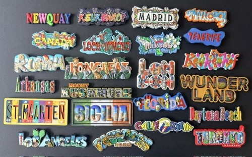 Souvenir fridge magnet - -, place