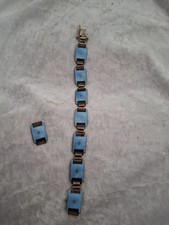 Askel Holmsen Norne Silver And Enamel Bracelet Norwegian Bracelet  