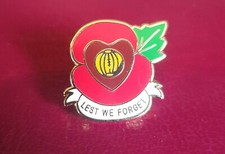 HEART OF MIDLOTHIAN FC BADGE McCRAE'S BATTALION