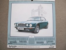 PALADIN JAGUAR REIGATE DEALER CALENDAR 1988 XK150 XJ6 E-TYPE XJ5.3C 54 x 52cm