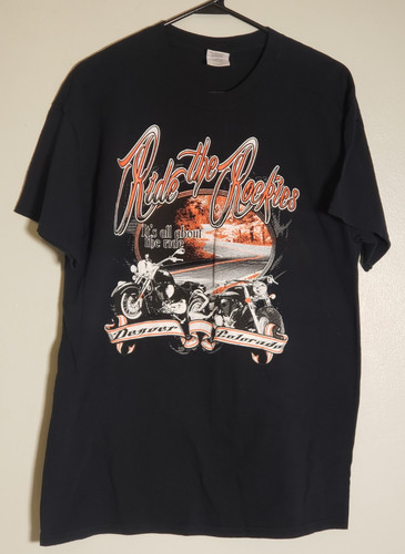 Motorcycle shirt size large - t-shirt,