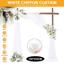 Wedding Arch Drapes Window