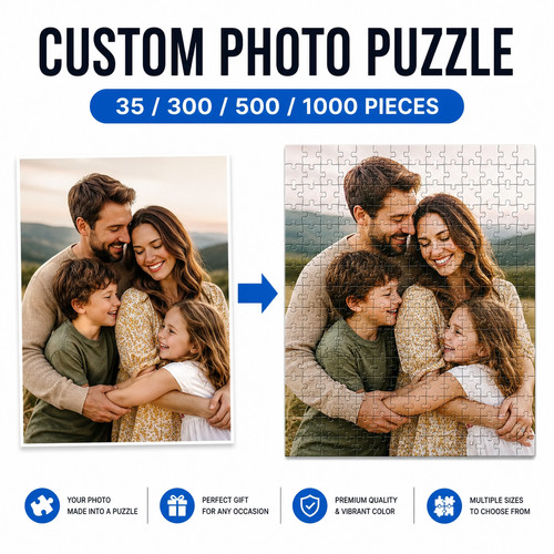 Personalised jigsaw puzzle - jigsaw,