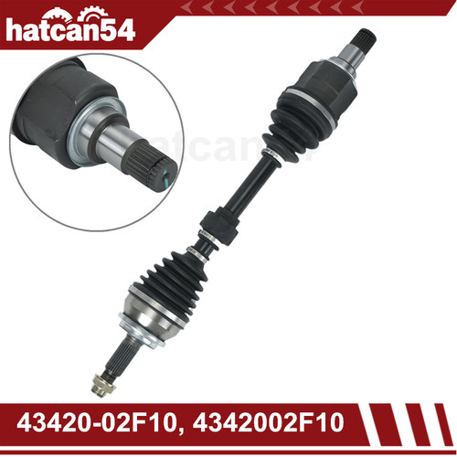 Front axle left - axle, driveshaft