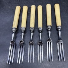 Forks Six Vintage Party Pickle