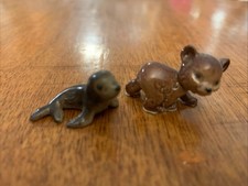 2 Hagen Renaker Bear Cub And