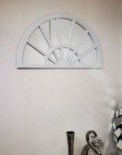 White Half Circle Palladian