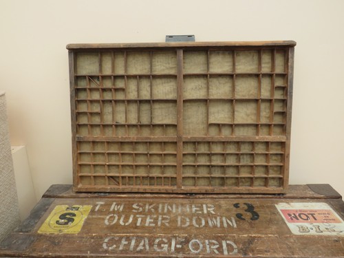 Vintage wooden printers - wooden,