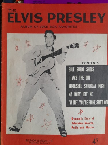 Sheet music album - sheet, album.elvis
