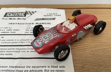 Scalextric 1960's Vintage C/80 Offenhauser Rear Engine Red, Race Tuned: Working