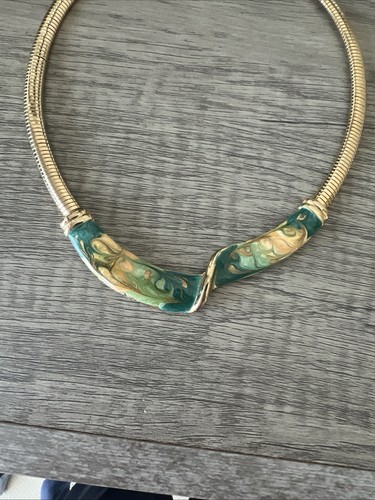 Vintage 1980s pastel - pastel, enamel