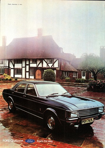 1972 advert for - ford, granada