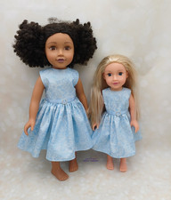 Blue Occasion Dress Fits 18" &