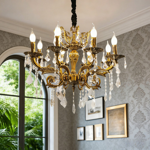 Luxury crystal chandelier - crystal,