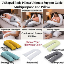 9FT U Shaped Pillow and Cases