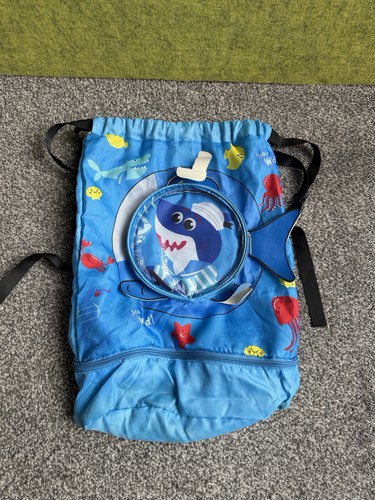 Cartoon shark kids swimming - cartoon,