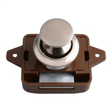 Latch knob push button - push, catch