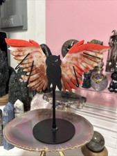 Chicken Blood Stone Owl Wings