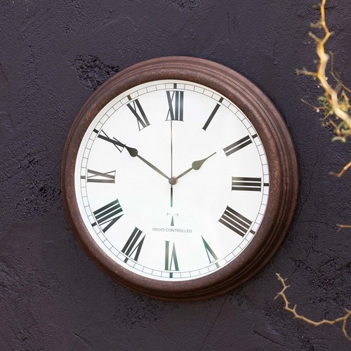 Outdoor garden wall clock - garden,