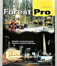 ORIGINAL 1999 CATERPILLAR HEAVY DUTY FORESTRY EQUIPMENT MAGAZINE ~ 16 PAGES