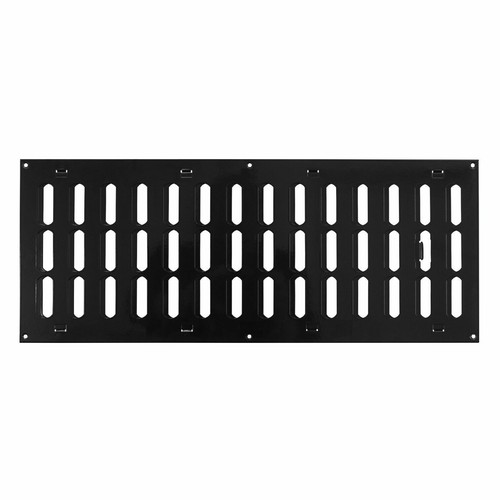 Black metal air vent - black,