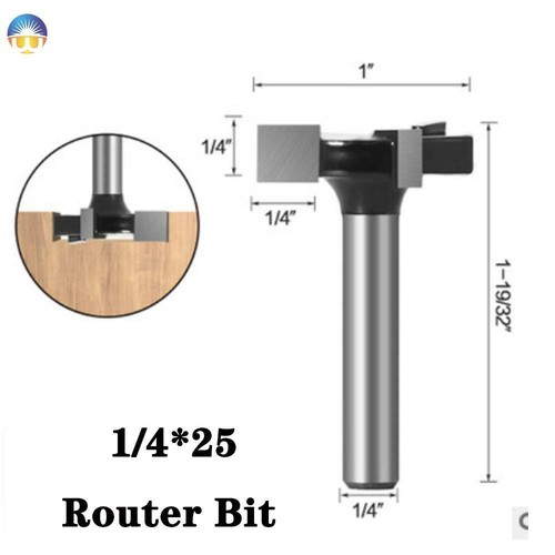 Surfacing router bit inch - router, 1/4
