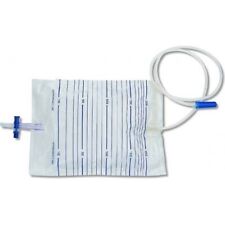 5 X Urine Drainage Bag 2L 2000ML Catheter Bag, Non-Sterile Night Bag With T Tap