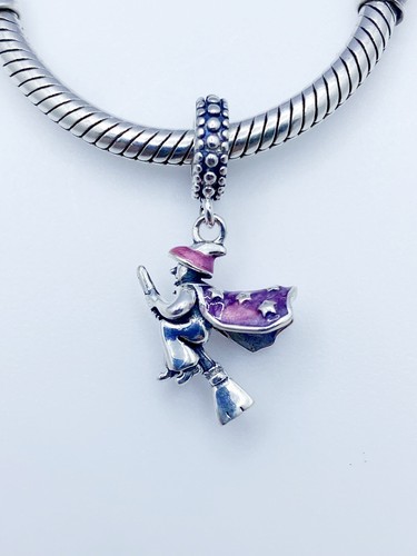 Witch broom dangle charm - on,