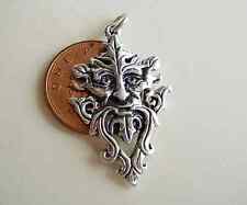 GORGEOUS  ' THE GREEN MAN '  STERLING SILVER PENDANT