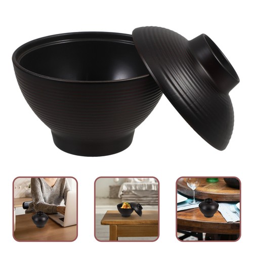 Lidded miso soup - soup, bowl