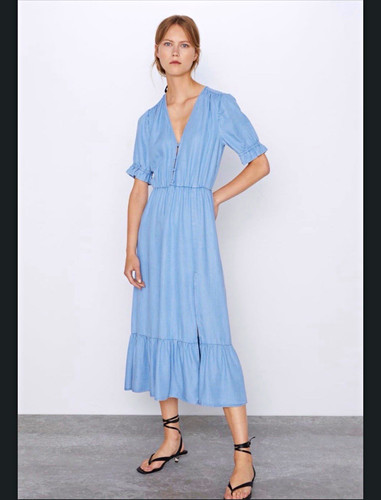 Zara vintage release - vintage-release, v-neck