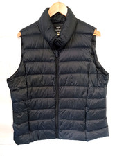 M&S navy blue down gilet/bodywarmer size 18