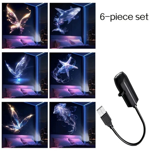 Led ocean projector night - led,