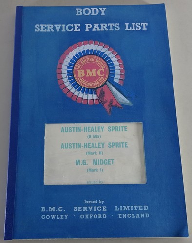 Spare parts list austin - parts,