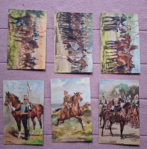 Postcards tucks set of - -, 6