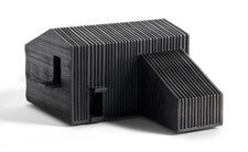 Black Solid Mahogany Farmhouse Wood Ethnicraft Art Sculpture Deco Modern Display