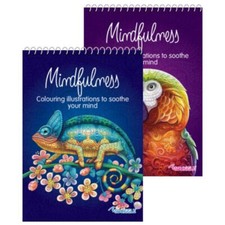 Anti Stress Books Spiral Colouring Books Adult Colour Therapy Stress Release