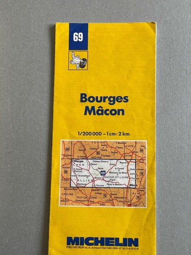 Michelin map of - no, bourges