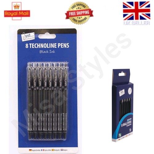 Pack black ink pens smooth - pack,